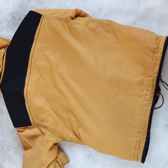 Vintage 90s MAX POINT SPORTS ANTARCTIC LINE YELLOW Winter Jacket UNISEX - Picture 7 of 8